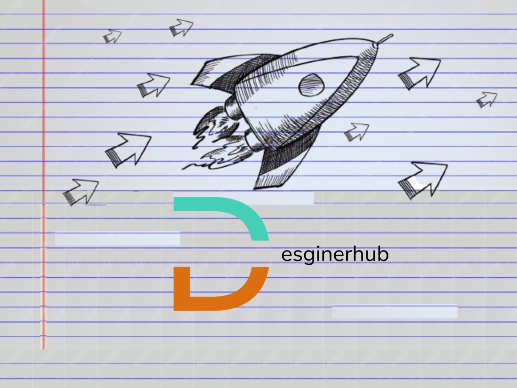 Designerhub on a piece of paper